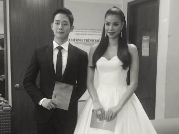 Tài tử Chị Đẹp Jung Hae In đẹp trai cỡ nào cũng mất điểm khi đứng cạnh HH Phạm Hương