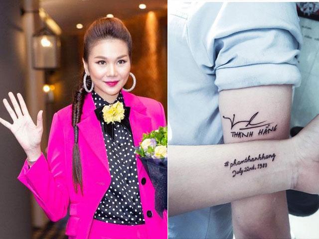 Sao Việt 24h: Thanh Hằng xót xa Đừng làm da thịt đau thêm nữa khi fan xăm tên cô