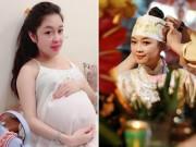 Bà bầu - Thanh đồng xinh đẹp đất Kinh Bắc mang bầu ăn toàn kiwi, cá hồi để con khỏe, mẹ đẹp