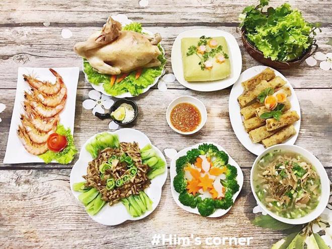 Để amp;#34;đẹp mặt chồngamp;#34;, cô vợ trẻ khoe loạt mâm cơm cuối tuần linh đình như tiệc - 12