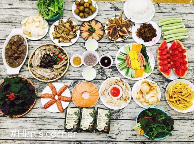 Để amp;#34;đẹp mặt chồngamp;#34;, cô vợ trẻ khoe loạt mâm cơm cuối tuần linh đình như tiệc - 14