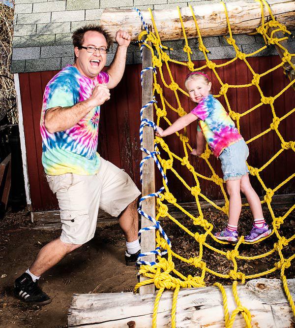 Bố đơn thân tự thiết kế trò chơi cho con gái khiến ai nhìn cũng phải giật mình - 6