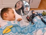 Làm mẹ - Ly Kute được khen khéo dỗ con ngủ, bé Khoai Tây nghe lời răm rắp nhắm mắt ngủ luôn