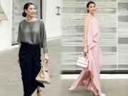 Đẹp - Ép cân thành công, "Hoa hậu 3 con" Hà Kiều Anh khoe dáng khiến chồng không thể rời mắt