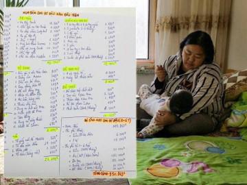Bảng dự toán chi tiêu nuôi con hết nửa tỷ đồng khiến chị em bỉm sữa dậy sóng