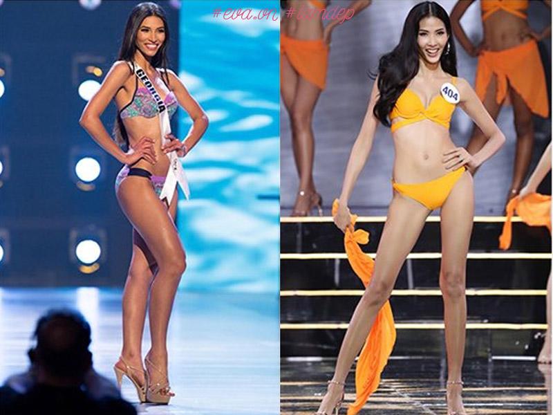 Marianny Egurrola, xuất hiện tại Hoa hậu Mỹ, làm khán giả Việt chú ý vì giống Hoàng Thùy.

