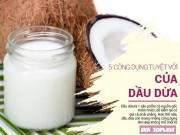 Đẹp - Top 5 công dụng "thần kỳ" của dầu dừa với công cuộc làm đẹp của các nàng