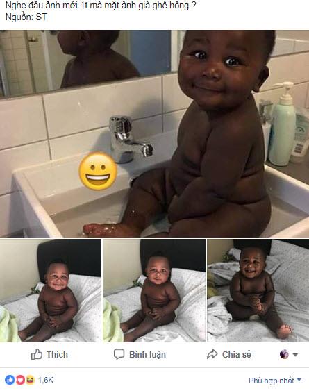 Danh tính bé trai amp;#34;đen nhất thế giớiamp;#34; khiến cư dân mạng Việt phát sốt những ngày qua - 1