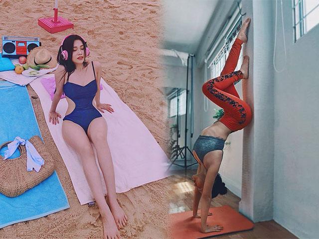 Học mỹ nữ nấm lùn sexy nhất showbiz Việt cách cải thiện đường cong