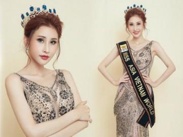 Cận cảnh nhan sắc của "cô gái mồ côi" Chi Nguyễn vừa đăng quang Hoa hậu Châu Á