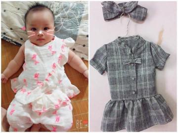 Ngồi 6 tiếng khâu váy cho con gái không mất một đồng, mẹ 9X được khen hết lời