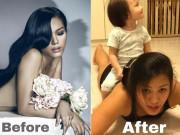 Giải trí - Bộ ảnh "xuống cấp" sau khi có con của vợ chồng Phương Vy khiến các mẹ vô cùng đồng cảm