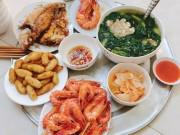 Bếp Eva - Sống chung với bố mẹ chồng, 9x Quảng Ninh xinh - đảm miệt mài khoe nhiều mâm cơm ngon