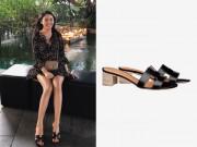 Thời trang - Văn Mai Hương luôn trưng dụng dép lê nhưng nhìn lại không hề "kém sang"
