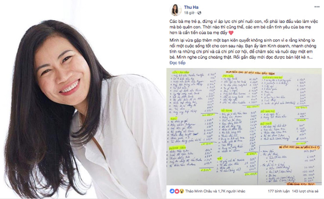 Nhà báo Thu Hà: “Đồ cho con, thà dùng hàng thanh lý tốt còn hơn mua mới hàng rẻ tiền” - 1