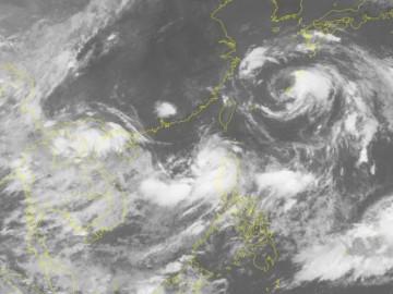 Áp thấp nhiệt đới chồng áp thấp nhiệt đới trên Biển Đông, miền Bắc mưa rất to