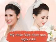 Đẹp - Cũng là cô dâu về nhà chồng nhưng Đặng Thu Thảo, Tú Anh "ăn điểm" nhờ chọn son cao tay