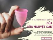 Sức khỏe - Vứt ngay băng vệ sinh đi khi bạn biết rõ 5 công dụng "thần thánh" của cốc nguyệt san