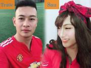 Làm đẹp - Trang điểm cho vui, cô gái chết điếng trước dung mạo xinh đẹp của... bạn trai khi "hóa nữ"