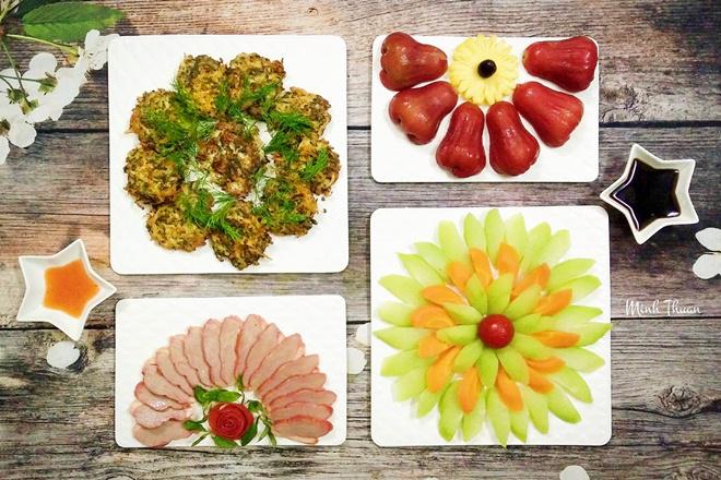 Mẹ Hà Nội sáng tạo bày mâm cơm như tranh tứ quý khiến ai cũng kinh ngạc, chẳng nỡ ăn - 14