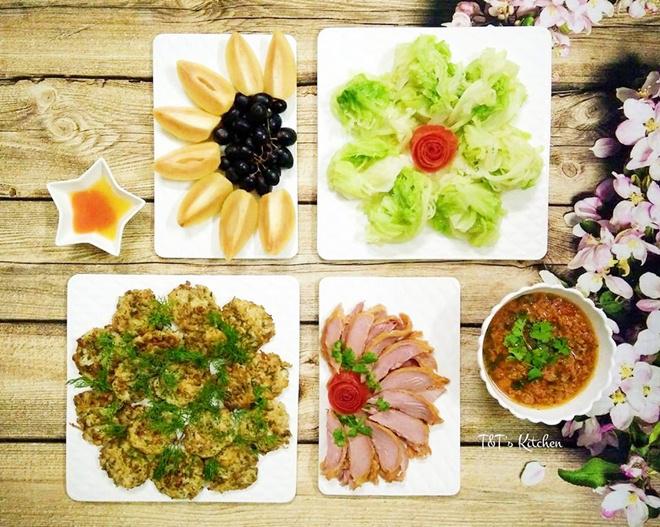 Mẹ Hà Nội sáng tạo bày mâm cơm như tranh tứ quý khiến ai cũng kinh ngạc, chẳng nỡ ăn - 15