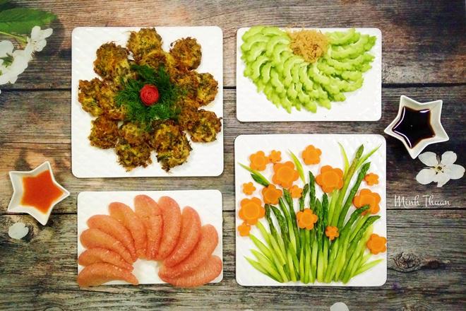 Mẹ Hà Nội sáng tạo bày mâm cơm như tranh tứ quý khiến ai cũng kinh ngạc, chẳng nỡ ăn - 16