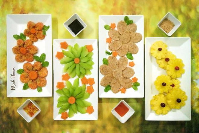 Mẹ Hà Nội sáng tạo bày mâm cơm như tranh tứ quý khiến ai cũng kinh ngạc, chẳng nỡ ăn - 9