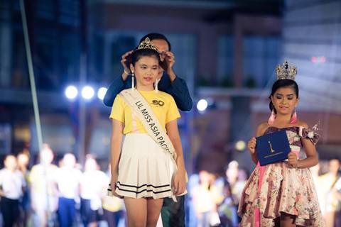 amp;#34;Chân dàiamp;#34; Hải Phòng 10 tuổi 1m56 đoạt Hoa hậu nhí châu Á Thái Bình Dương 2018 tại Thái Lan - 1