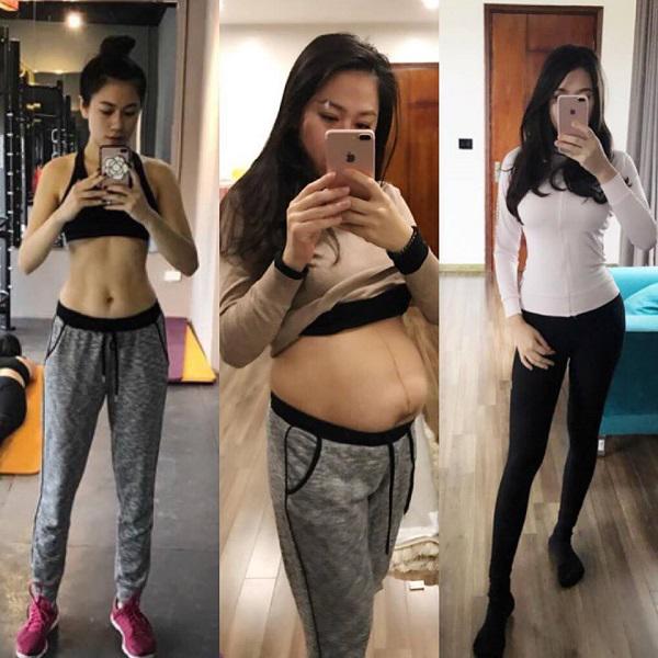 Mẹ sinh đôi Hà Thành chia sẻ 8 bí quyết giúp thu gọn 36cm vòng bụng trong 1 tháng - 4