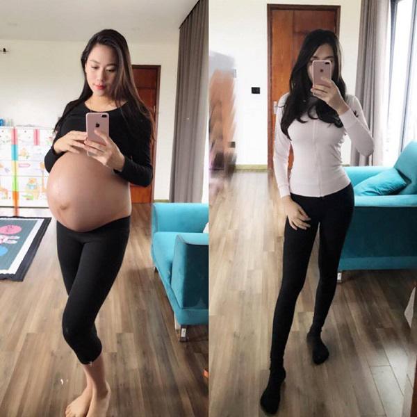 Mẹ sinh đôi Hà Thành chia sẻ 8 bí quyết giúp thu gọn 36cm vòng bụng trong 1 tháng - 2