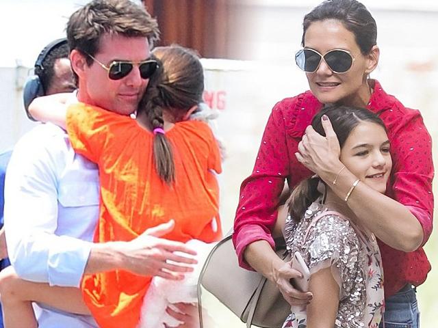 Ngôi sao 24/7: Được gặp bố Tom sau 7 năm bị bỏ rơi, Suri Cruise hiếm hoi cười tươi rói