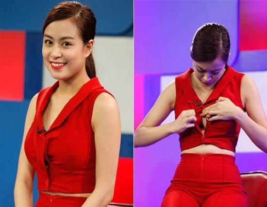 Sự cố thời trang khách mời khi lên sóng truyền hình: Lỗi về ai? - 4