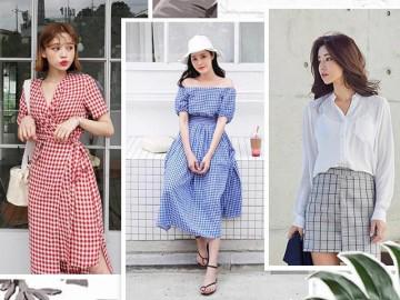Váy kẻ caro cứ mặc vào là trẻ ra cả chục tuổi, bảo sao chị em không mê