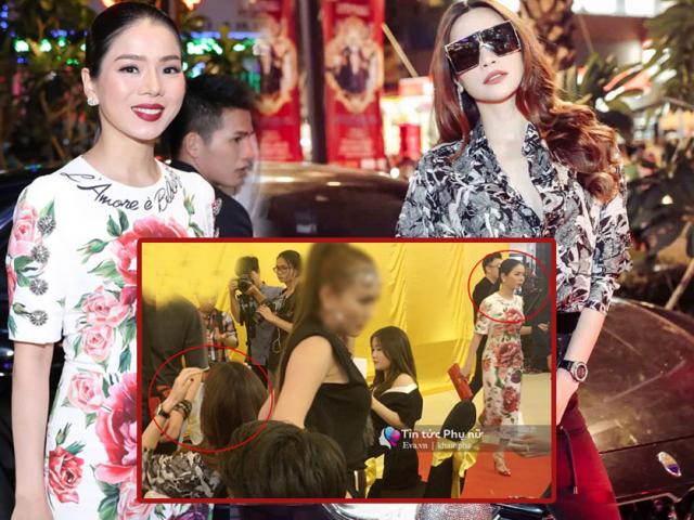 VIDEO: Lệ Quyên bỏ đi ngay khi nhìn thấy Hồ Ngọc Hà tại sự kiện