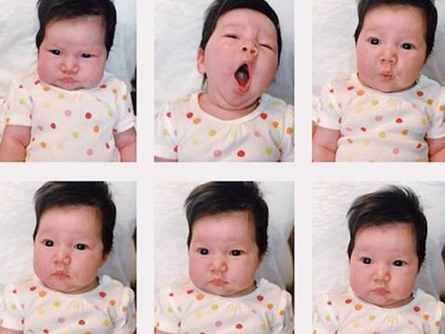 Siêu mẫu Hà Anh tiết lộ câu chuyện phía sau bức ảnh nhiều biểu cảm khó đỡ của con gái