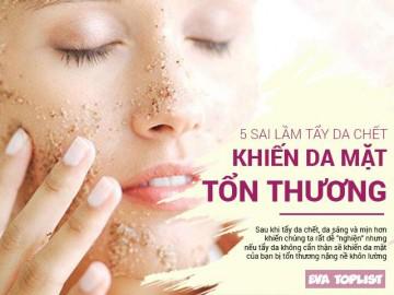 5 sai lầm điển hình khi tẩy da chết khiến da tổn thương nghiêm trọng