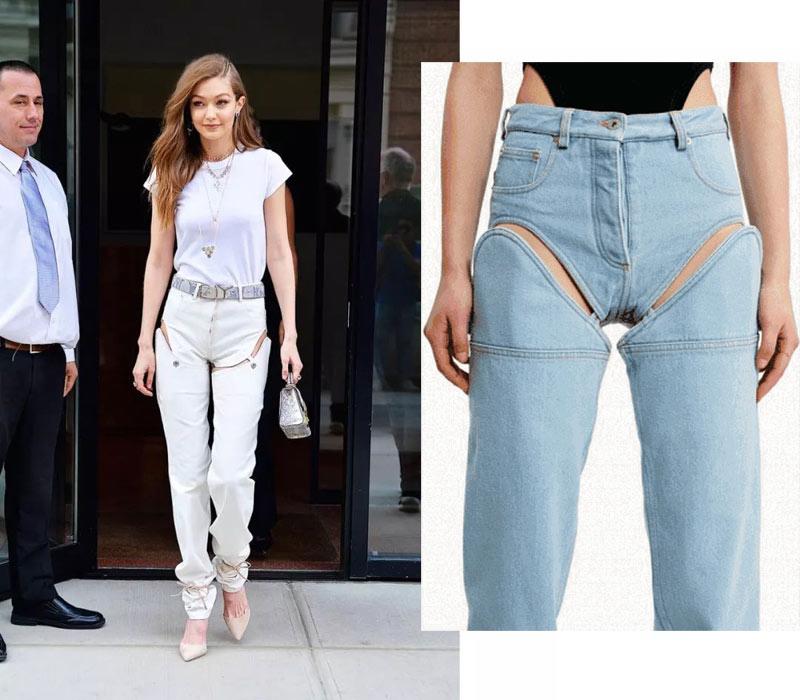 Quần jeans combo cả quần sooc và quần dài quả là sáng tạo bá đạo.
