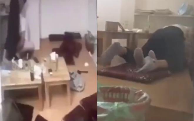 Cặp đôi ngang nhiên amp;#34;hành sựamp;#34; trong quán trà sữa, bị nhân viên bắt tại trận - 1