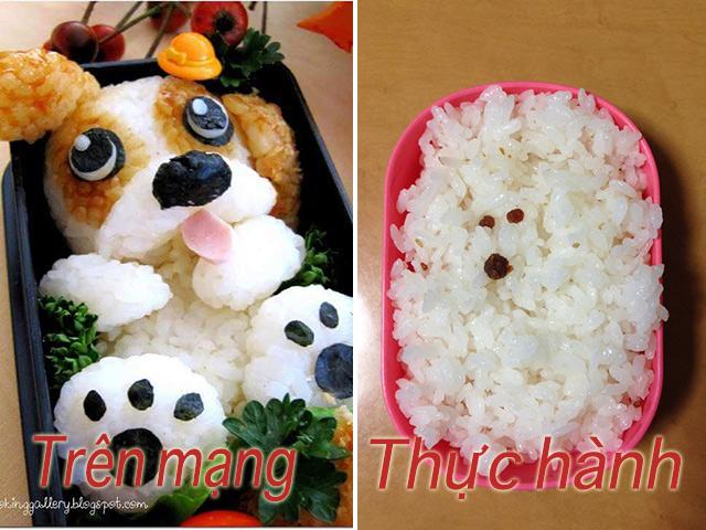 Mẹ hứa làm cơm hộp hình con chó, con mở ra liền thấy amp;#34;mông lung như một trò đùaamp;#34; - 2