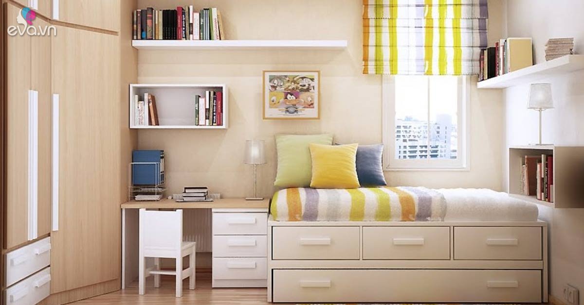 Thiết kế nội thất phòng ngủ nhỏ thích hợp cho mọi lứa tuổi