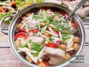 Bếp Eva - Cách nấu lẩu gà nấm vừa ăn vừa xuýt xoa cả nhà ai cũng thích