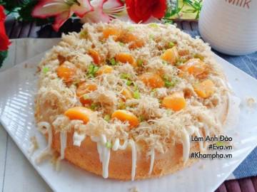 Cách làm bánh bông lan trứng muối mềm thơm, ngon ngậy, ăn là mê