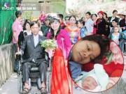 Bà bầu - Vợ chồng Bắc Ninh nhọc nhằn chống nạng, đẩy xe lăn ròng rã thực hiện giấc mơ làm cha mẹ