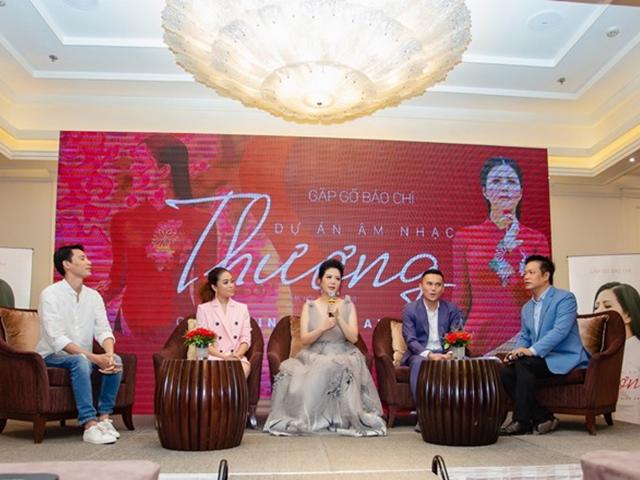 Tú Dưa bật khóc trong buổi giới thiệu dự án Thương của ca sĩ Đinh Hiền Anh