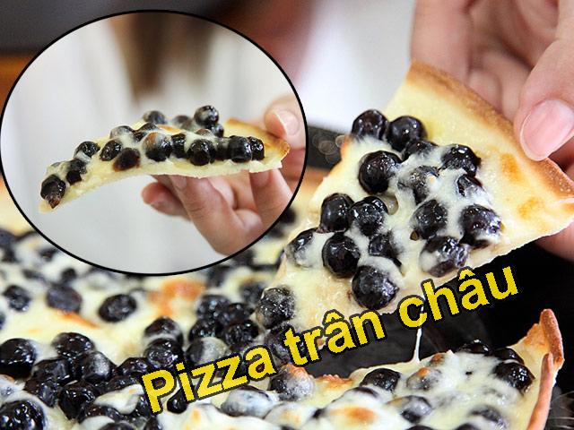 Trà sữa “xưa” rồi, pizza trân châu 100 nghìn/cái là món ăn mới nhất gây sốc tín đồ trân châu