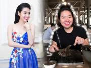 Bà bầu - Mang bầu những tháng cuối, Lê Khánh mũi nở to, mặt mất nét khó nhận ra