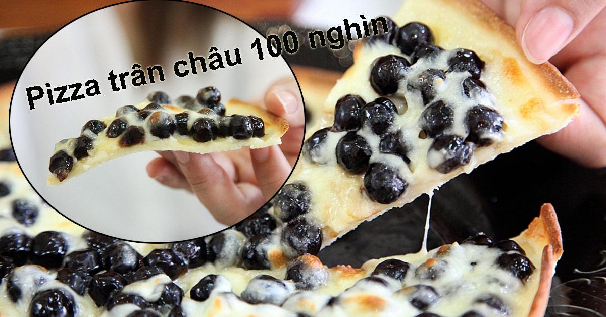 Trà sữa “xưa” rồi, pizza trân châu 100 nghìn/cái là món ăn mới nhất gây sốc tín đồ trân châu - 1