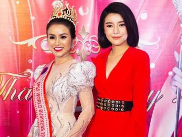 Mỹ nhân Hậu Duệ Mặt Trời Cao Thái Hà diện váy xẻ cao, đọ sắc cùng Hoa hậu doanh nhân