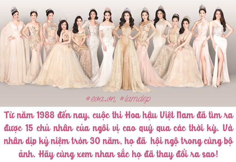 Ngoài Hoa hậu Phan Thu Ngân bận công việc, 14 hoa hậu đều góp mặt trong bộ ảnh.
