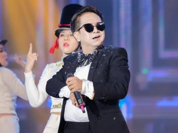 Hùng Thuận Đất Phương Nam nhét vải vào mồm để hóa chàng béo Psy